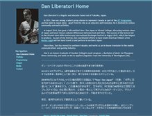 Tablet Screenshot of danliberatori.com
